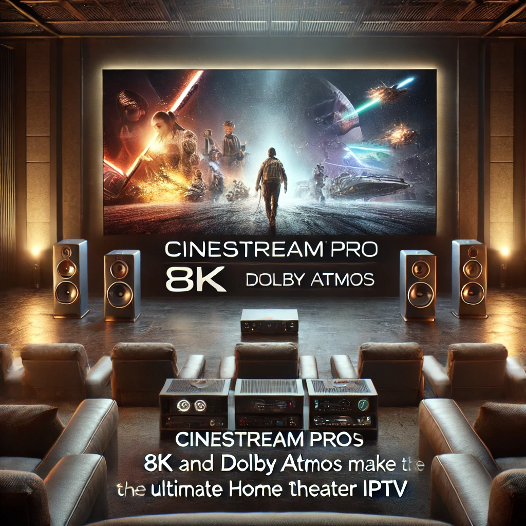 Best IPTV for movies and TV shows - CineMax Pro’s 4K HDR catalog